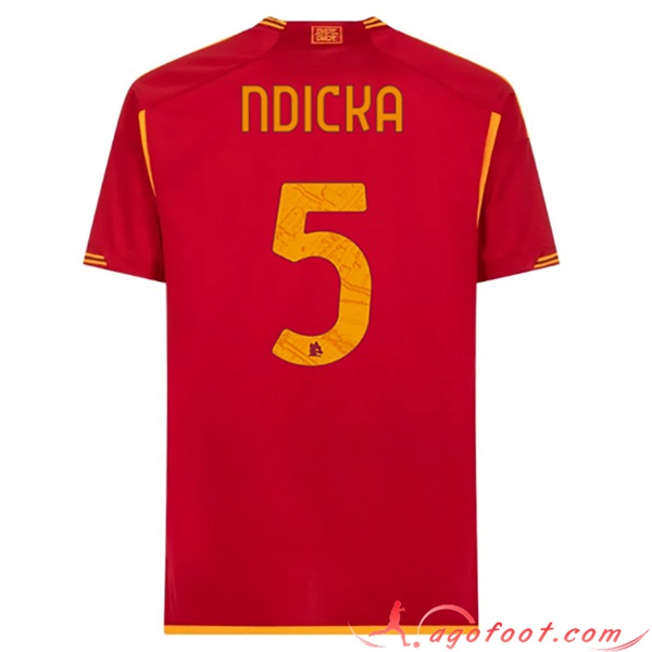 Maillot de Foot As Rome (NDICKA #5) 2023/2024 Domicile