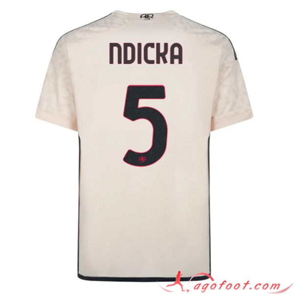 Maillot de Foot As Rome (NDICKA #5) 2023/2024 Exterieur