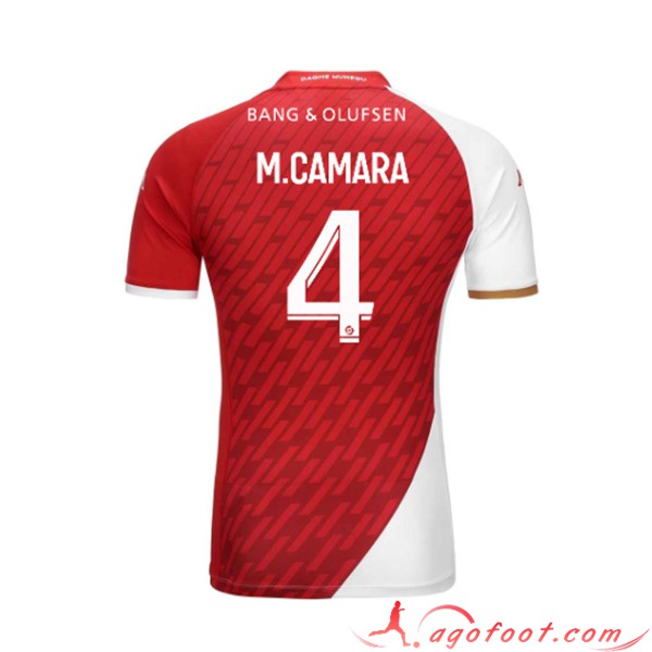 Maillot de Foot AS Monaco (M.CAMARA #4) 2023/2024 Domicile
