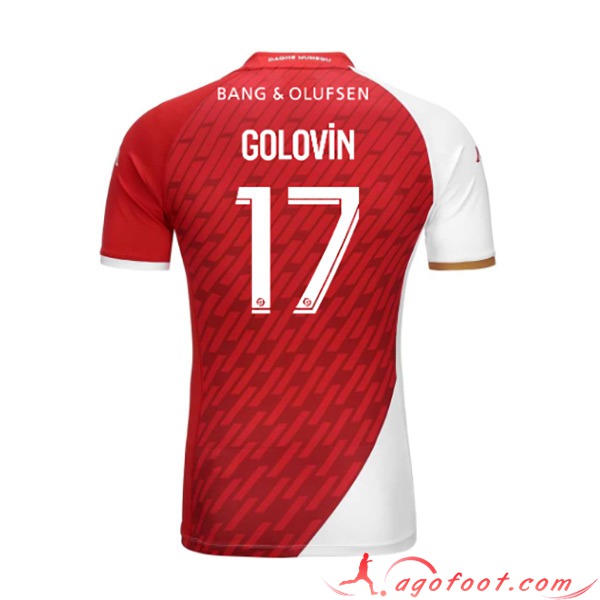 Maillot de Foot AS Monaco (GOLOVIN #17) 2023/2024 Domicile