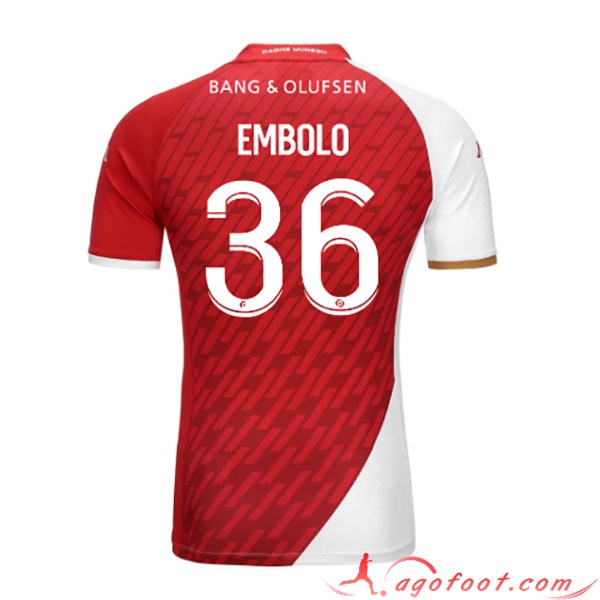 Maillot de Foot AS Monaco (EMBOLO #36) 2023/2024 Domicile