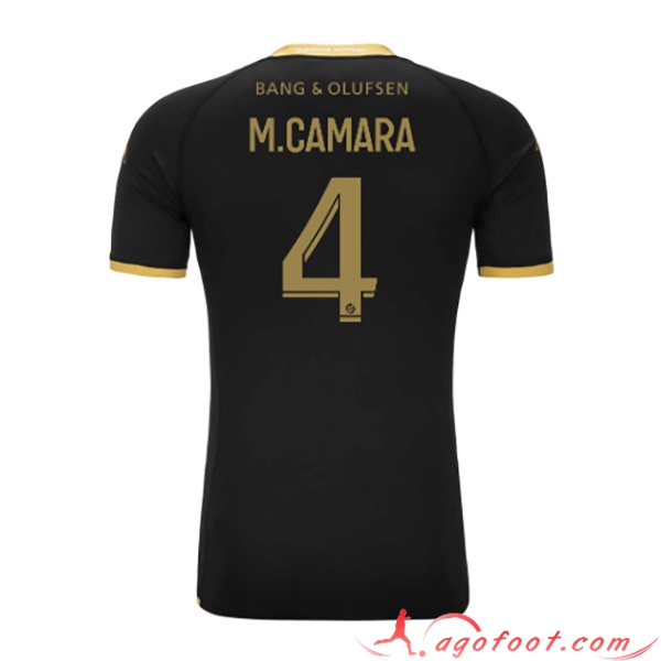Maillot de Foot AS Monaco (M.CAMARA #4) 2023/2024 Exterieur