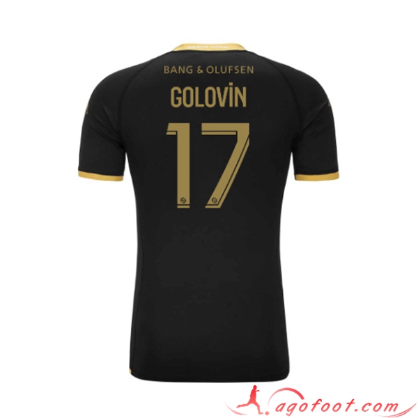 Maillot de Foot AS Monaco (GOLOVIN #17) 2023/2024 Exterieur