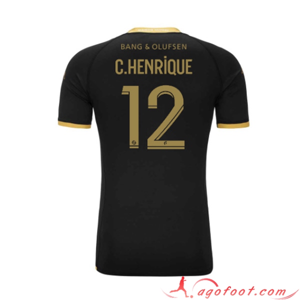 Maillot de Foot AS Monaco (C.HENRIQUE #12) 2023/2024 Exterieur