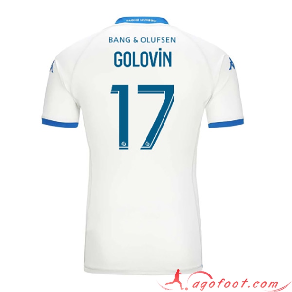 Maillot de Foot AS Monaco (GOLOVIN #17) 2023/2024 Third