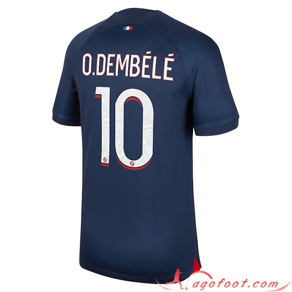 Maillot de Foot PSG (O.DEMBÉLÉ #10) 2023/2024 Domicile