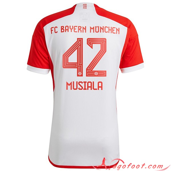 Maillot de Foot Bayern Munich (MUSIALA #42) 2023/2024 Domicile