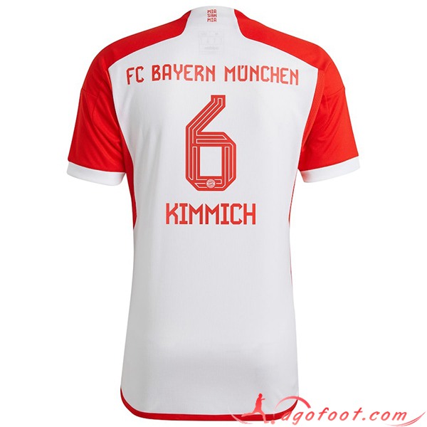 Maillot de Foot Bayern Munich (KIMMICH #6) 2023/2024 Domicile