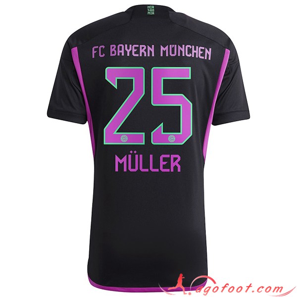 Maillot de Foot Bayern Munich (MÜLLER #25) 2023/2024 Exterieur