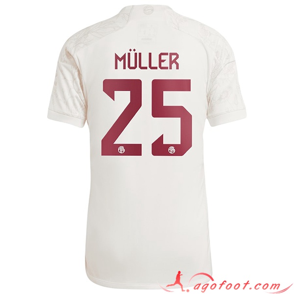 Maillot de Foot Bayern Munich (MÜLLER #25) 2023/2024 Third