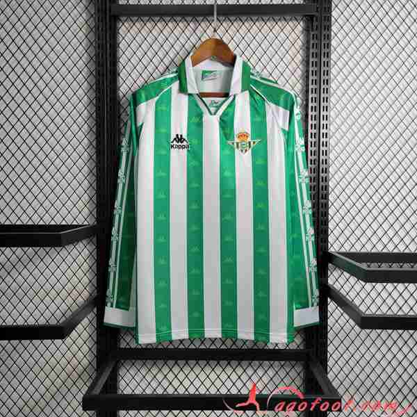 Maillot de Foot Real Betis Retro Domicile Manches Longues 1995/1997