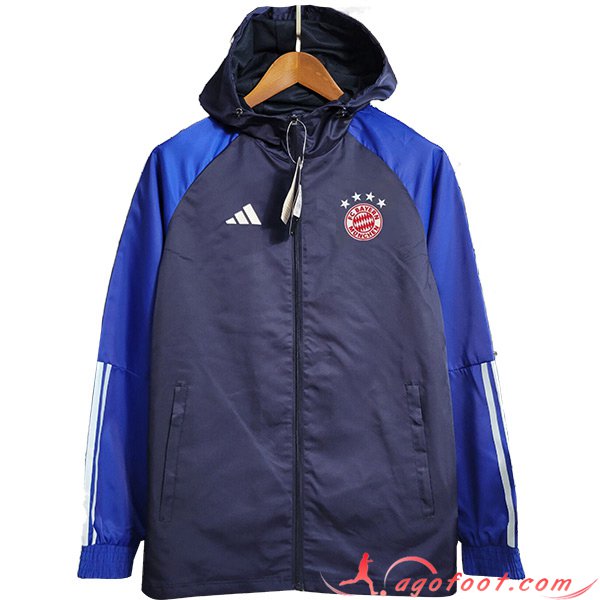 Coupe-Vent Bayern Munich Bleu Marine 2023/2024