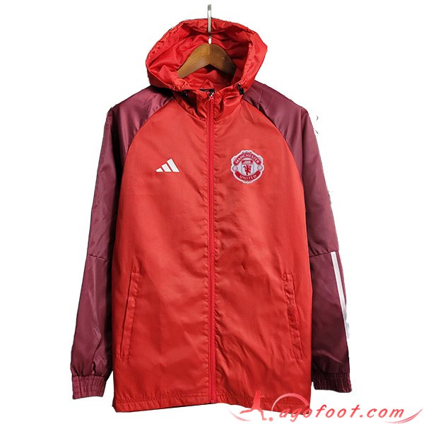 Coupe-Vent Manchester United Rouge 2023/2024 -02