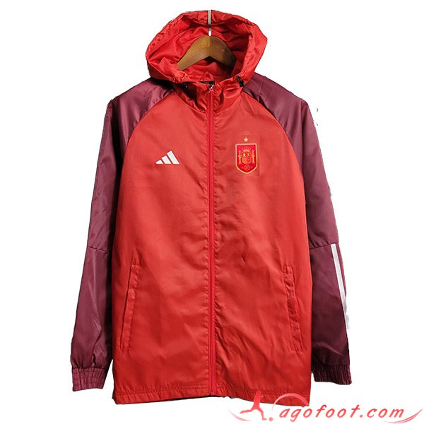 Coupe-Vent Espagne Rouge 2023/2024