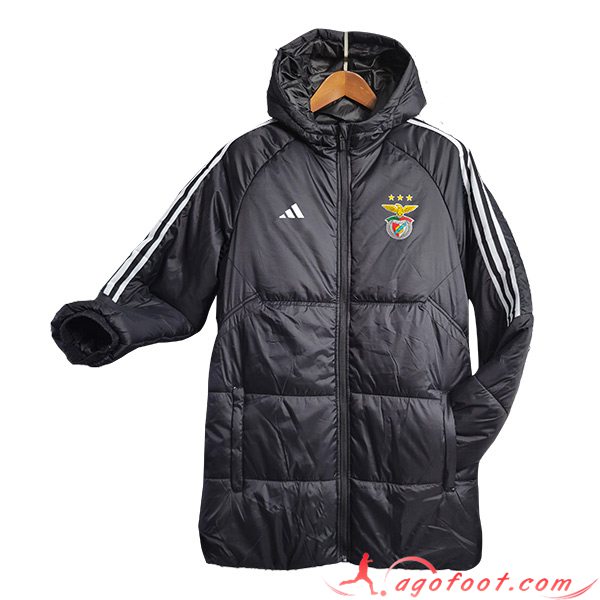 Nouveau Doudoune A Capuche Benfica Blanc 2023/2024 -02