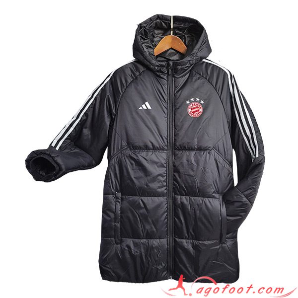 Nouveau Doudoune A Capuche Bayern Munich Blanc 2023/2024 -02