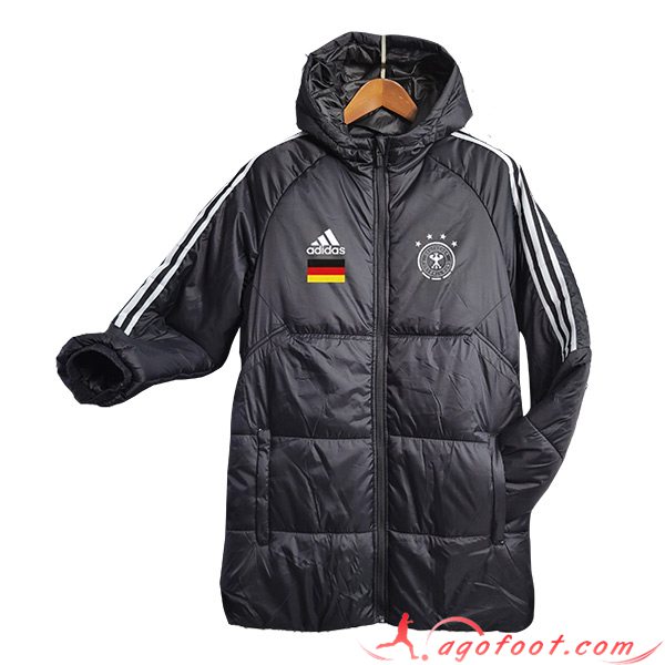 Nouveau Doudoune A Capuche Allemagne Blanc 2023/2024