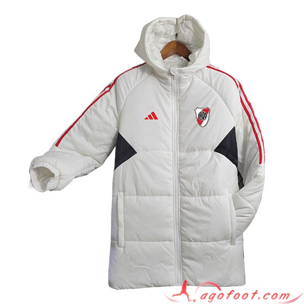 Nouveau Doudoune A Capuche Riverbed Blanc 2023/2024