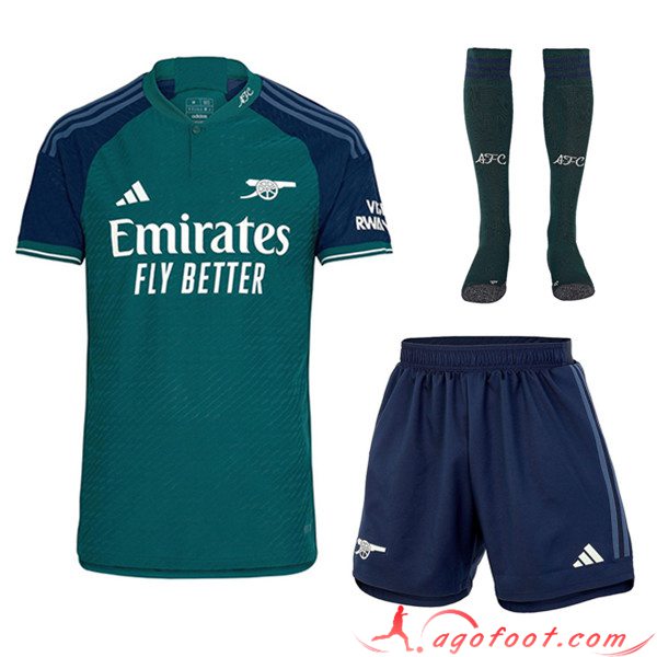 Ensemble Maillot Arsenal Third (Short + Chaussettes) 2023/2024