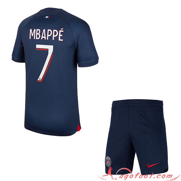 Maillot de Foot PSG (MBAPPÉ #7) Enfants 2023/2024 Domicile