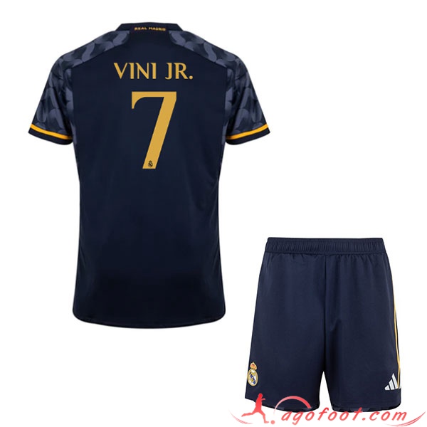 Maillot de Foot Real Madrid (VINI JR. #7) Enfants 2023/2024 Exterieur