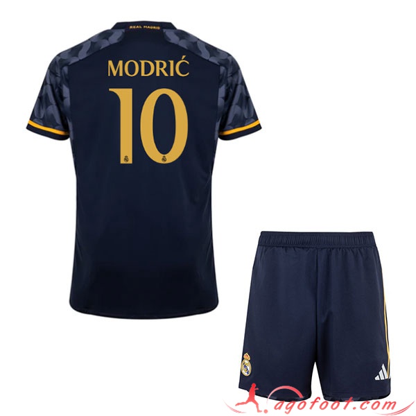 Maillot de Foot Real Madrid (MODRIC #10) Enfants 2023/2024 Exterieur