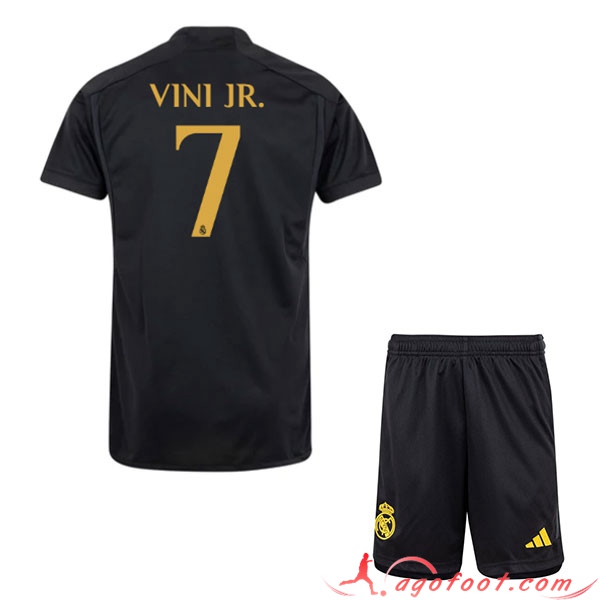 Maillot de Foot Real Madrid (VINI JR. #7) Enfants 2023/2024 Third