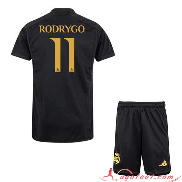 Maillot de Foot Real Madrid (RODRYGO #11) Enfants 2023/2024 Third