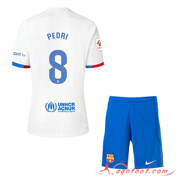 Maillot de Foot Barcelona (PEDRI #8) Enfants 2023/2024 Exterieur