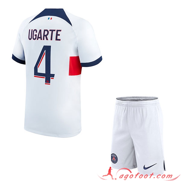 Maillot de Foot PSG (UGARTE #4) Enfants 2023/2024 Exterieur