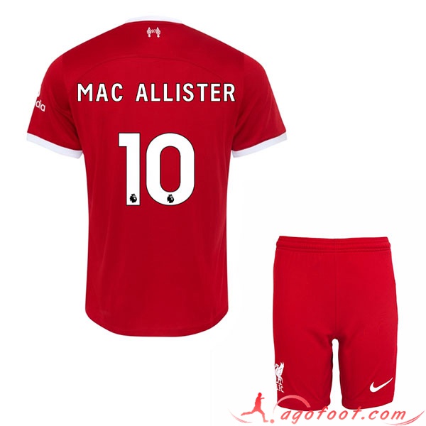 Maillot de Foot Liverpool (MAC ALLISTER #10) Enfants 2023/2024 Domicile
