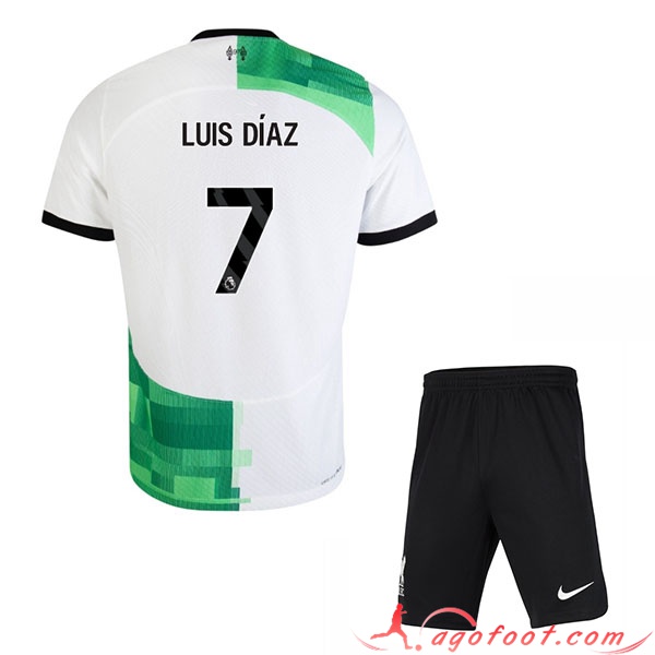 Maillot de Foot Liverpool (LUIS DÍAZ #7) Enfants 2023/2024 Exterieur