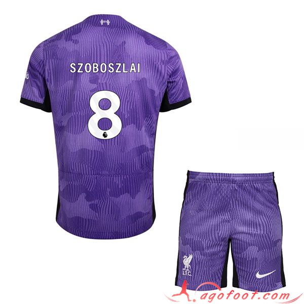 Maillot de Foot Liverpool (SZOBOSZLAI #8) Enfants 2023/2024 Third