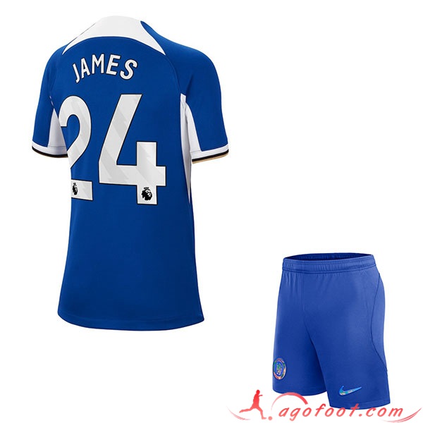 Maillot de Foot Chelsea (JAMES #24) Enfants 2023/2024 Domicile