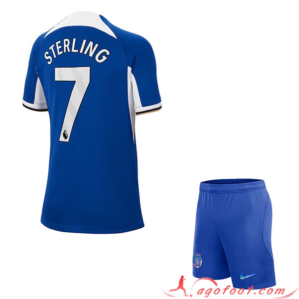 Maillot de Foot Chelsea (STERLING #7) Enfants 2023/2024 Domicile