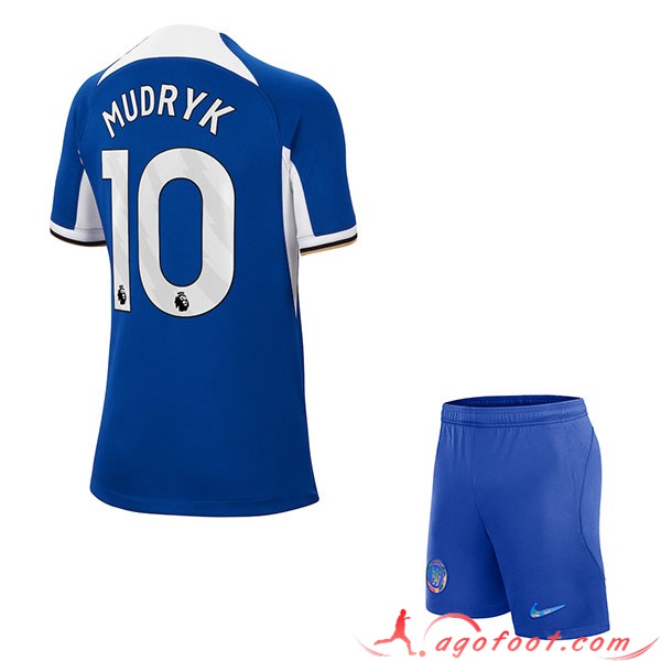 Maillot de Foot Chelsea (MUDRYK #10) Enfants 2023/2024 Domicile