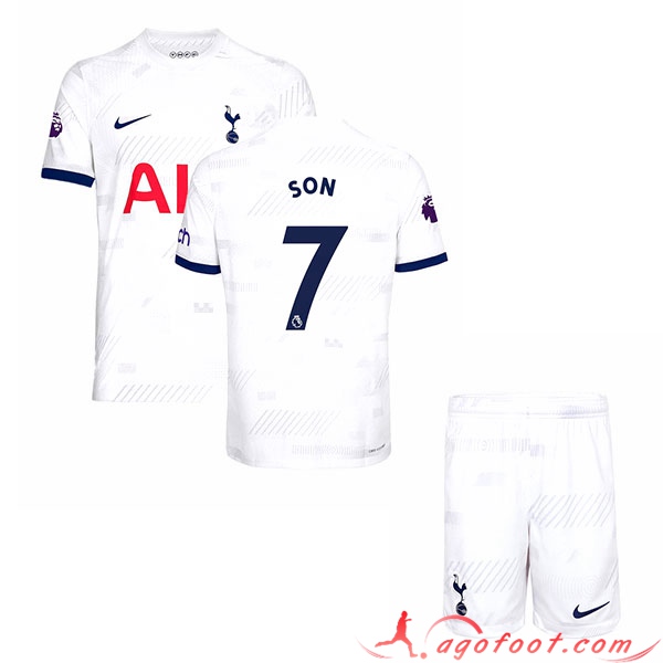 Maillot de Foot Tottenham Hotspur (SON #7) Enfants 2023/2024 Domicile