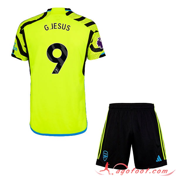 Maillot de Foot Arsenal (G.JESUS #9) Enfants 2023/2024 Exterieur