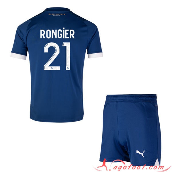 Maillot de Foot Marseille (RONGIER #21) Enfants 2023/2024 Exterieur