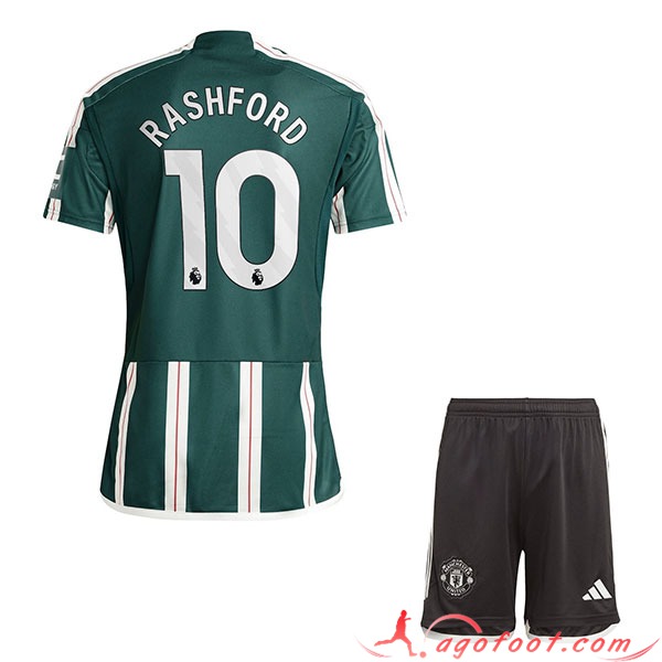 Maillot de Foot Manchester United (RASHFORD #10) Enfants 2023/2024 Exterieur