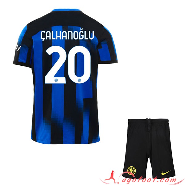Maillot de Foot Inter Milan (CALHANOGLU #20) Enfants 2023/2024 Domicile