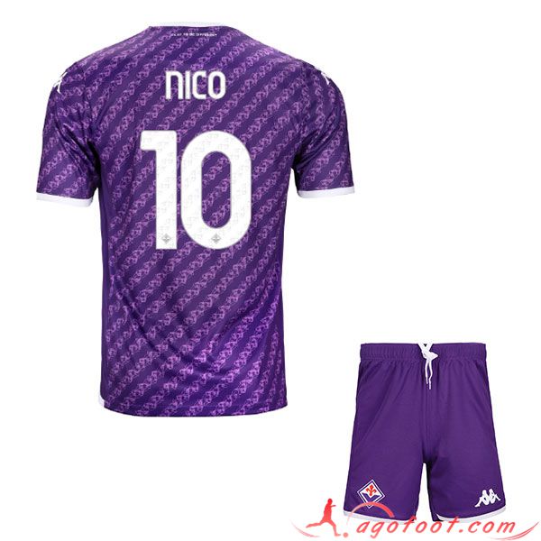Maillot de Foot ACF Fiorentina (NICO #10) Enfants 2023/2024 Domicile