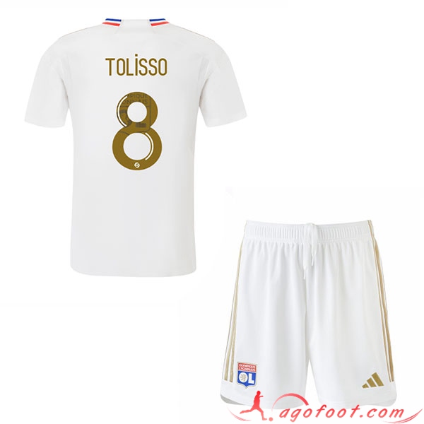 Maillot de Foot Lyon (TOLISSO #8) Enfants 2023/2024 Domicile