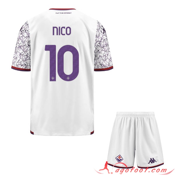 Maillot de Foot ACF Fiorentina (NICO #10) Enfants 2023/2024 Exterieur