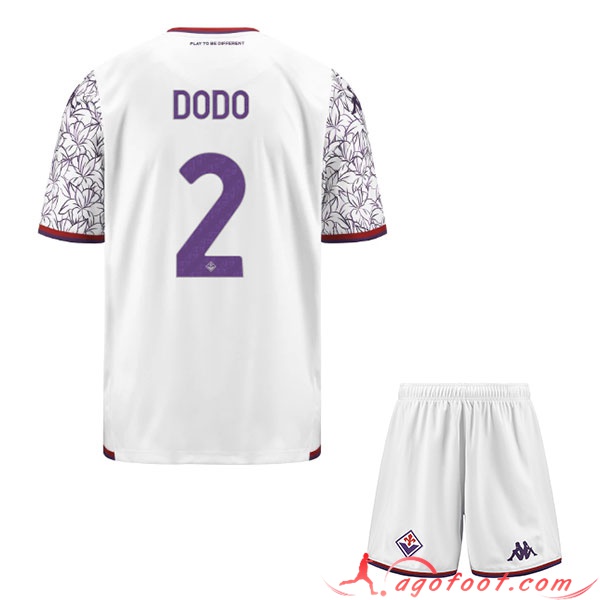 Maillot de Foot ACF Fiorentina (DODO #2) Enfants 2023/2024 Exterieur
