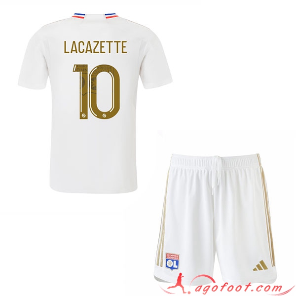 Maillot de Foot Lyon (LACAZETTE #10) Enfants 2023/2024 Domicile