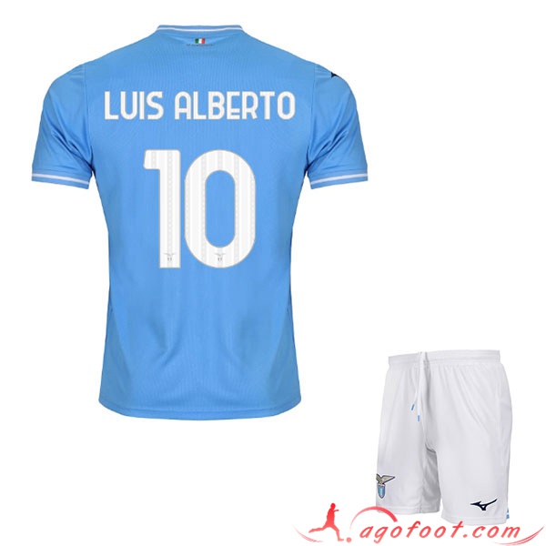 Maillot de Foot SS Lazio (LUIS ALBERTO #10) Enfants 2023/2024 Domicile