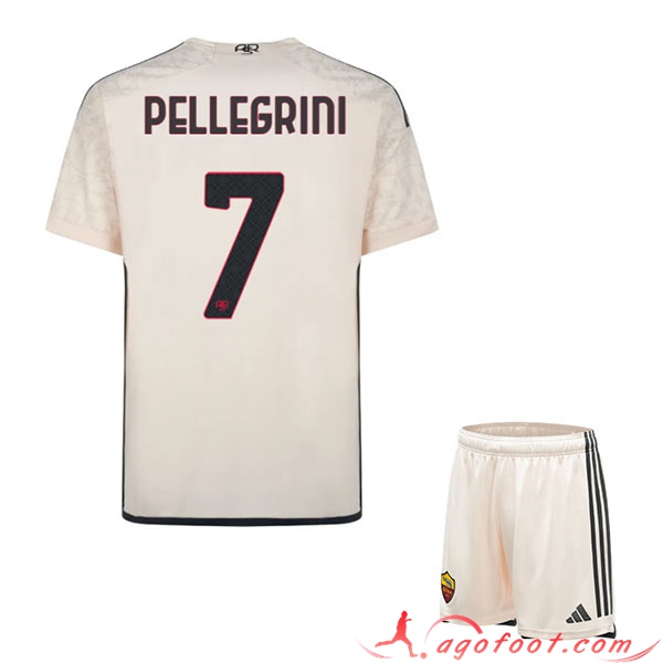 Maillot de Foot As Rome (PELLEGRINI #7) Enfants 2023/2024 Exterieur