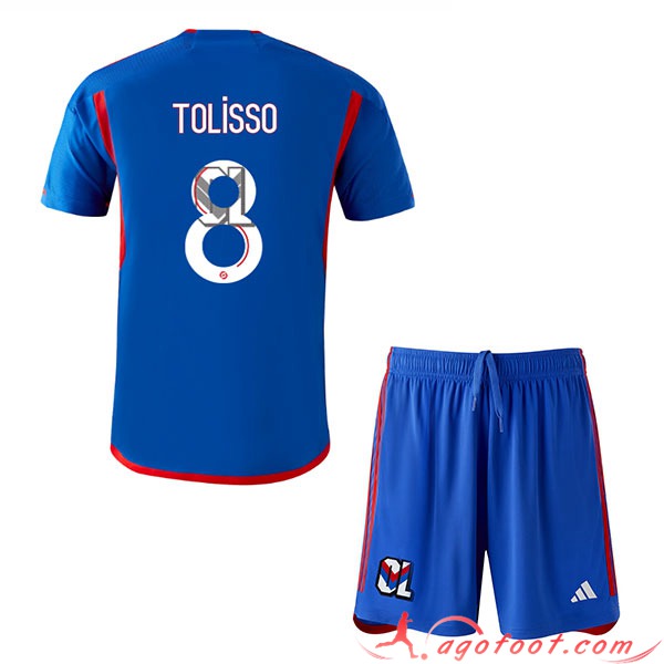 Maillot de Foot Lyon (TOLISSO #8) Enfants 2023/2024 Exterieur