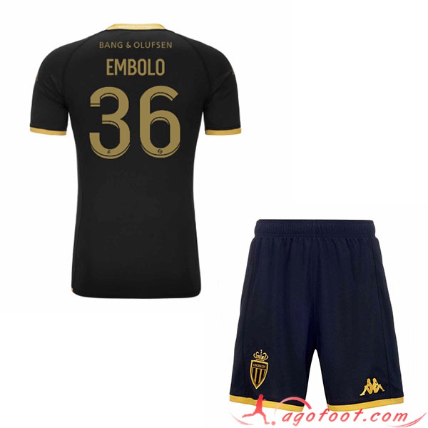 Maillot de Foot AS Monaco (EMBOLO #36) Enfants 2023/2024 Exterieur